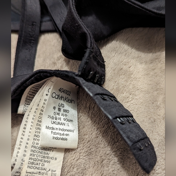 Calvin Klein black Wireless padded bra L - Picture 3 of 5